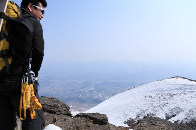 鳥海山方面