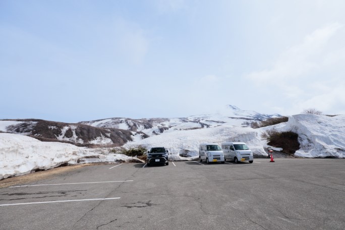 すかすかの祓川駐車場