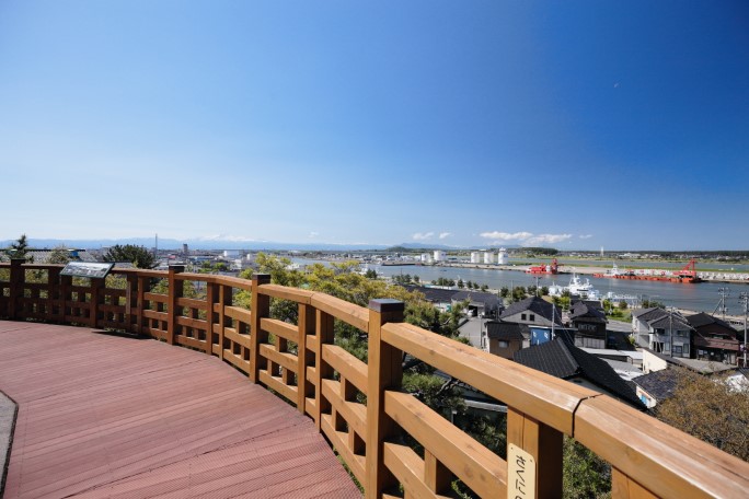 日和山公園から月山方面
